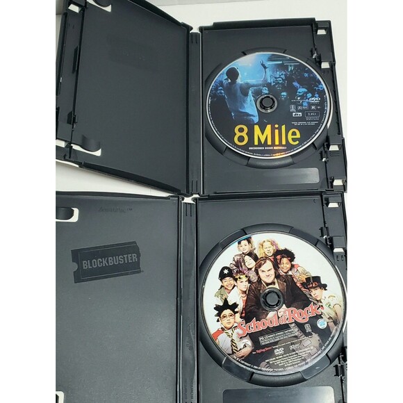 Music DVD Lot 6 Movies Ray 8 Mile Rock Star Elvis School of Rock Tested Working - Picture 5 of 14